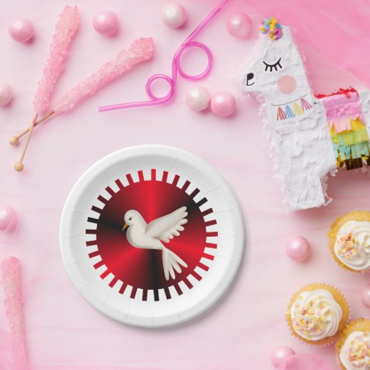Heilige Geest Dove Papieren Bordje (Feest)