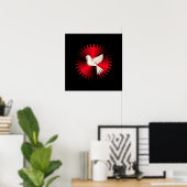 Heilige Geest Dove Poster (Thuiskantoor)