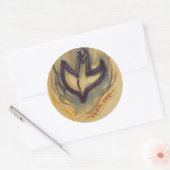 Heilige Geest Dove Ronde Sticker (Envelop)