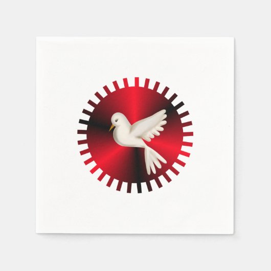 Heilige Geest Dove Servetten (Voorkant)