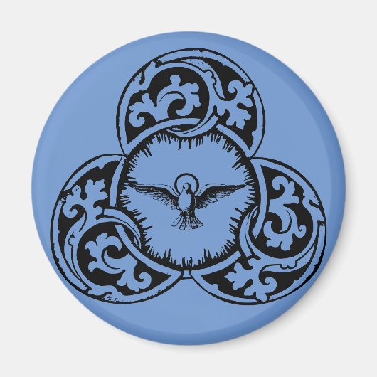 Heilige Geest Duif Christelijk symbool Magneet (Voorkant)