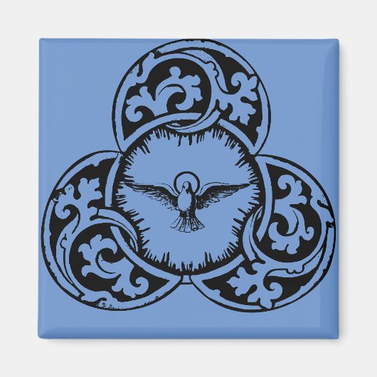 Heilige Geest Duif Christelijk symbool Magneet (Voorkant)