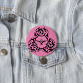 Heilige Geest Duif Christelijk symbool Ronde Button 7,6 Cm (In situ)