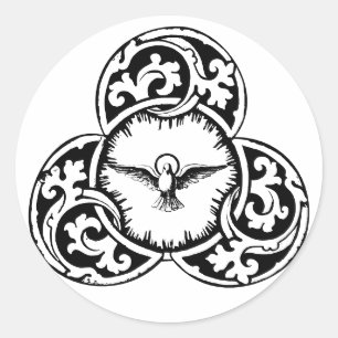 Heilige Geest Duif Christelijk symbool Ronde Sticker