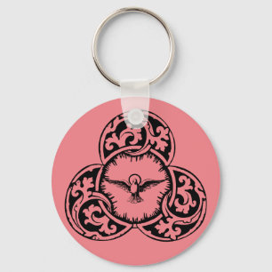 Heilige Geest Duif Christelijk symbool Sleutelhanger