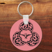 Heilige Geest Duif Christelijk symbool Sleutelhanger (Voorkant)