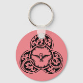 Heilige Geest Duif Christelijk symbool Sleutelhanger (Achterkant)
