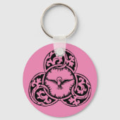 Heilige Geest Duif Christelijk symbool Sleutelhanger (Achterkant)