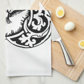 Heilige Geest Duif Christelijk symbool Theedoek (Quarter Fold)