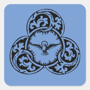 Heilige Geest Duif Christelijk symbool Vierkante Sticker