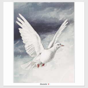 Heilige Geest Duif Religieuze Confirmatie en Vrede Sticker