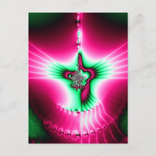 Heilige Geest Fractal Briefkaart (Voorkant)