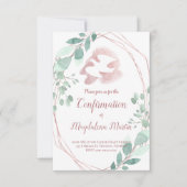 Heilige Geest gebladerte lijst bevestiging Kaart (Voorkant)