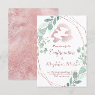 Heilige Geest gebladerte lijst bevestiging Kaart