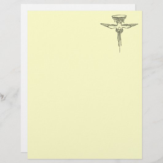 Heilige Geest Geheugen gerecycleerd briefhoofd 1 (Voorkant / Achterkant)