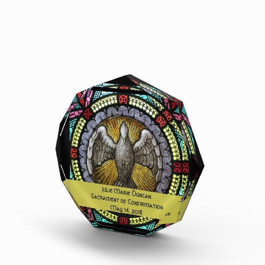 Heilige Geest Glas in lood Bevestiging RCIA Fotoblokken (Rechts)