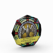 Heilige Geest Glas in lood Bevestiging RCIA Fotoblokken (Links)