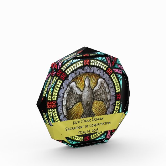 Heilige Geest Glas in lood Bevestiging RCIA Fotoblokken (Links)