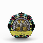 Heilige Geest Glas in lood Bevestiging RCIA Fotoblokken (Voorkant)