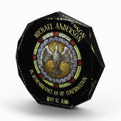 Heilige Geest Glas in lood Bevestiging RCIA Fotoblokken (Rechts)