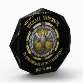 Heilige Geest Glas in lood Bevestiging RCIA Fotoblokken (Links)