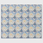 Heilige Geest Hemelse Duif / Espiritu Santo Cadeaupapier (Vlak)
