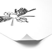 Heilige Geest in de vorm van een duif Foto Afdruk (Hoek)