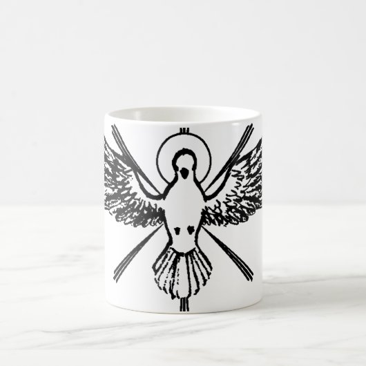 Heilige Geest in de vorm van een duif Koffiemok (Center)