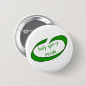Heilige Geest Inside Christelijk Ronde Button 5,7 Cm (Voorkant /achterkant)
