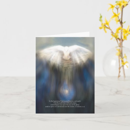 Heilige Geest Kaart (Gele Bloem)