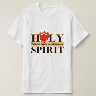 Heilige Geest leeft in waarde van Amerikaanse Mann T-shirt