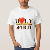 Heilige Geest leeft in waarde van Amerikaanse Mann T-shirt (Voorkant)