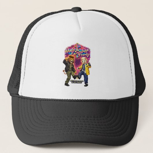 Heilige Geest Partij - Christelijk Trucker Pet (Voorkant)