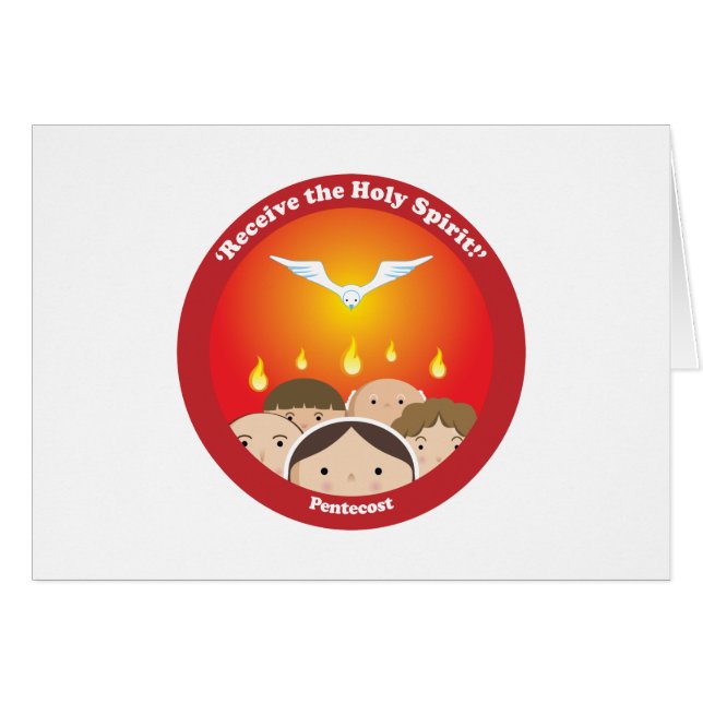 Heilige Geest Pentecost (Voorkant Horizontaal)