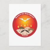 Heilige Geest Pentecost Briefkaart (Voorkant)