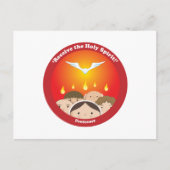 Heilige Geest Pentecost Briefkaart (Voorkant)