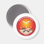 Heilige Geest Pentecost Magneet (Voorkant / Achterkant)