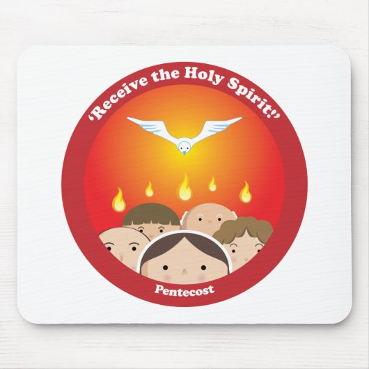 Heilige Geest Pentecost Muismat (Voorkant)