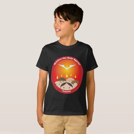 Heilige Geest Pentecost T-shirt (Voorkant volledig)