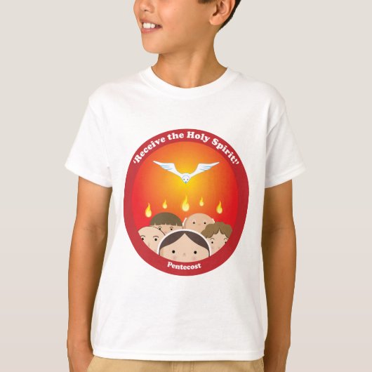 Heilige Geest Pentecost T-shirt (Voorkant)