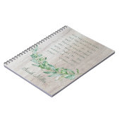 Heilige Geest Persoonlijke Bijbel Verse Study Note Notitieboek (Linkerzijde)