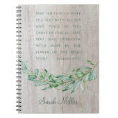 Heilige Geest Persoonlijke Bijbel Verse Study Note Notitieboek (Voorkant)