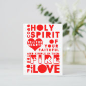 Heilige Geest Prayer Briefkaart (Staand voorkant)