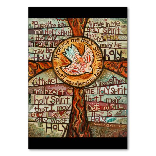 Heilige Geest Prayer Card Kaart (Voorkant)