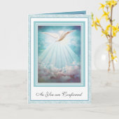 Heilige Geest Religieuze Dove Kaart (Gele Bloem)