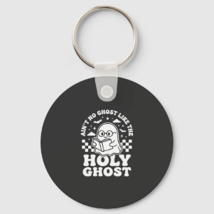 Heilige Geest Retro Halloween Geest Design_1 Sleutelhanger