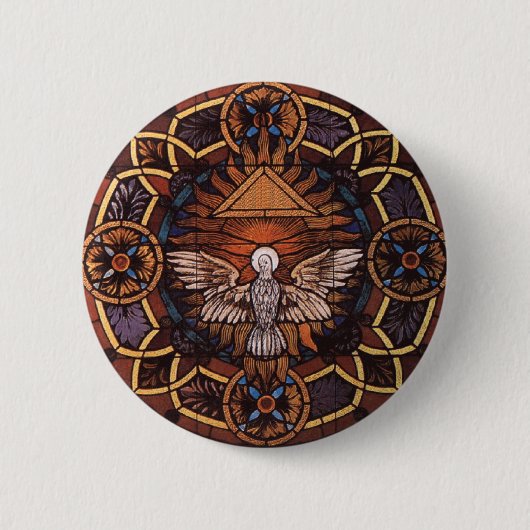 Heilige Geest Ronde Button 5,7 Cm (Voorkant)