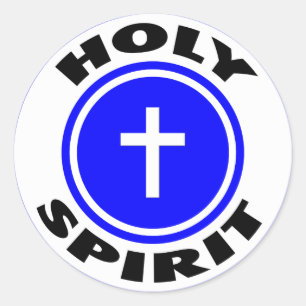 Heilige Geest Ronde Sticker