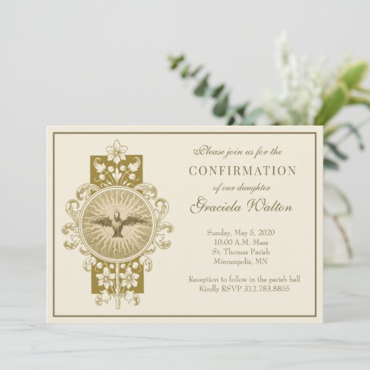 Heilige Geest Schrift heilige Schrift Kaart (Staand voorkant)