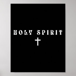 Heilige Geest Subtiele Christelijke Minimale Relig Poster